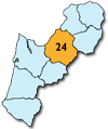 Carte de la Dordogne